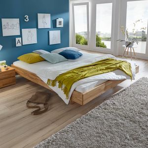 Bett Rimini Buche Massivholz ohne Kopfteil
