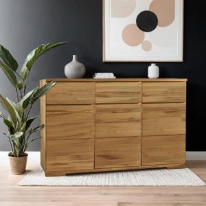 Sideboard Andalucia Variante 4 Kernbuche/Wildeiche Massivholz mit Schubladen