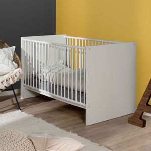 Babybett Folda teilmassiv mit Lattenrost und Schlupfsprossen