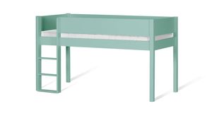Mini-Hochbett Kids Town Color Buche teilmassiv mit Lattenrost