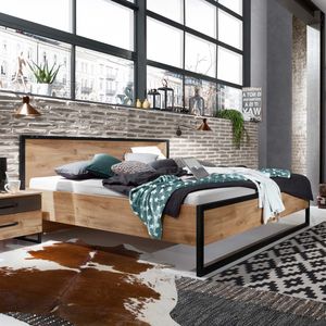 Bett Lakewood Komfort Eiche Dekor