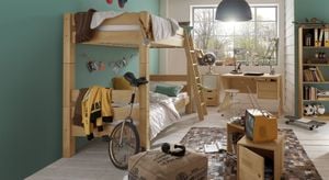 Etagenbett Kids Fantasy Buche Massivholz mit Lattenrost
