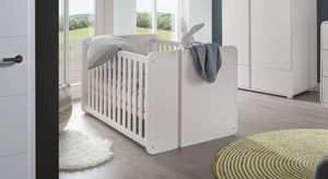 Babybett Kids Arctic mit Lattenrost und Schlupfsprossen