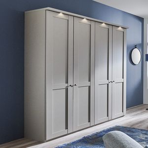 Drehtüren-Kleiderschrank Qamar H 216cm