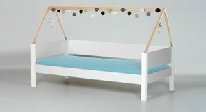 Hausbett Kids Town Buche teilmassiv mit Lattenrost