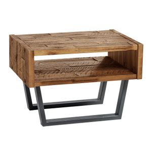 Nachttisch Slonus Akazie Massivholz H 36 cm