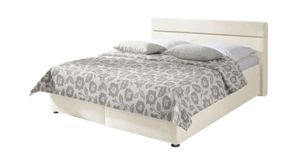 Polsterbett Severo Microvelours mit Bettkasten