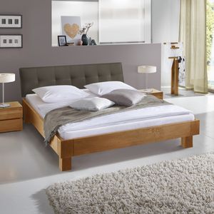 Bett Floriano Eiche Massivholz