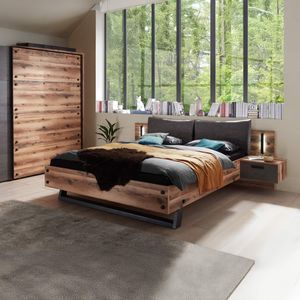 Bett mit Nachttischen Rocca