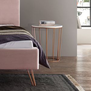 Bett-Beistelltisch Marfasia  H 52cm