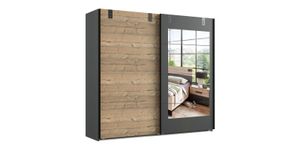 Spiegel-Schwebetüren-Kleiderschrank Midori
