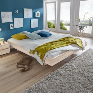 Bett Rimini Buche Massivholz ohne Kopfteil