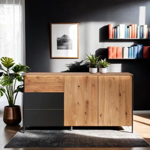 Kommode Manari Wildeiche Massivholz