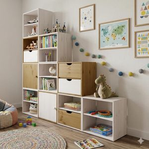 Regalwürfel Kids Paradise Kiefer Massivholz