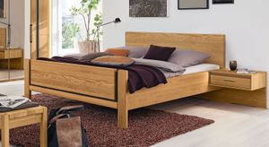 Musterring Bett Sorrent Komfort Eiche teilmassiv