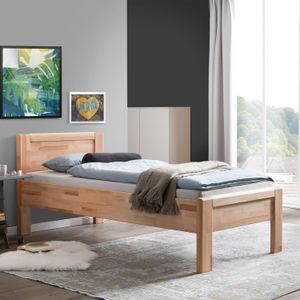 Seniorenbett Ewen Komfort Kernbuche Massivholz