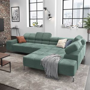 HOMELIV. Ecksofa Cambridge 321x216x85cm Feincord