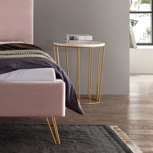Bett-Beistelltisch Marfasia  H 52cm