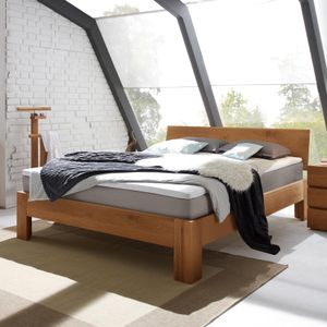 Boxspringbett Kingston Eiche Massivholz