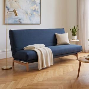 Schlafsofa Atessa Webstoff/Cord mit Lattenrost und Stauraum