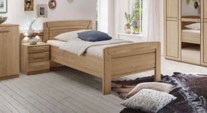Seniorenbett Hazleton Komfort Eiche teilmassiv