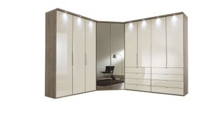 Eck-Kleiderschrank Tiko
