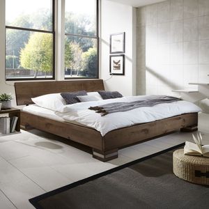Bett Sillaro Wildeiche Massivholz