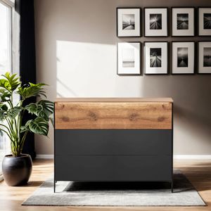 Kommode Manari Wildeiche Massivholz