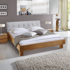Bett Floriano Eiche Massivholz