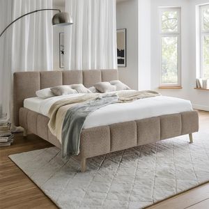 Polsterbett Malven Komfort Bouclé
