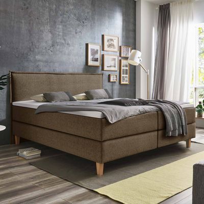 Boxspring-Bezug Aus Wildlederimitat & Stretch – Vollelastisch Für Betten Bis 43 Cm Höhe, In Weiß (Full/Full XL)