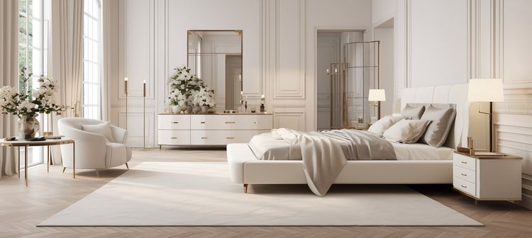 Schlafzimmer Retro-Schick