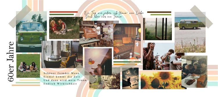 Bildcollage 60er Jahre