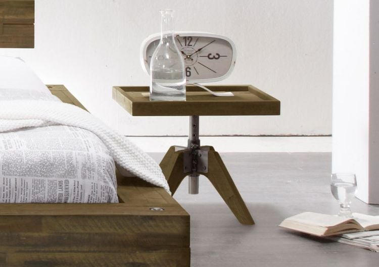 Nachttisch Molina im Industrial Style