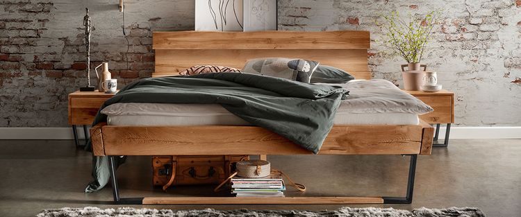 Bett Keila Balkenoptik