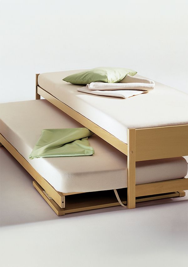 Ausziehbett On Top kann platzsparend eingeklappt werden