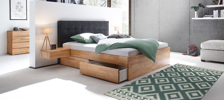 Hasena Function & Comfort Schubkasten-Doppelbett Mirenda