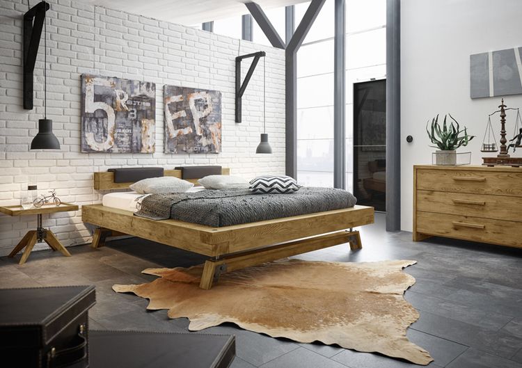 Schlafzimmer Industrial Style