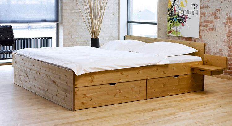 Weichholz-Bett