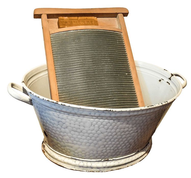 Waschen früher