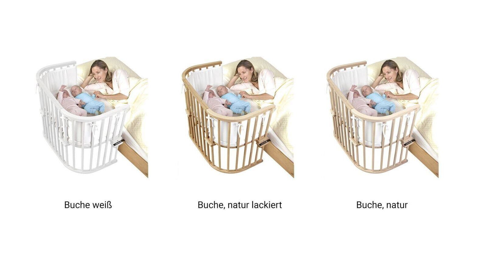 Anstellbettchen BabyBay Maxi für ein Zwillingspaar geeignet