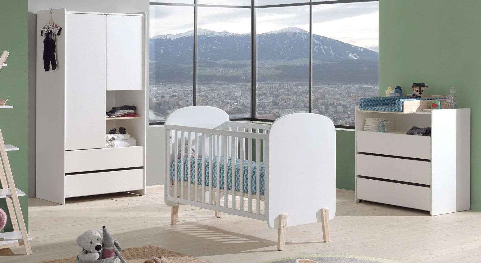 Babyzimmer Maila 3-teilig im reduziertem Design