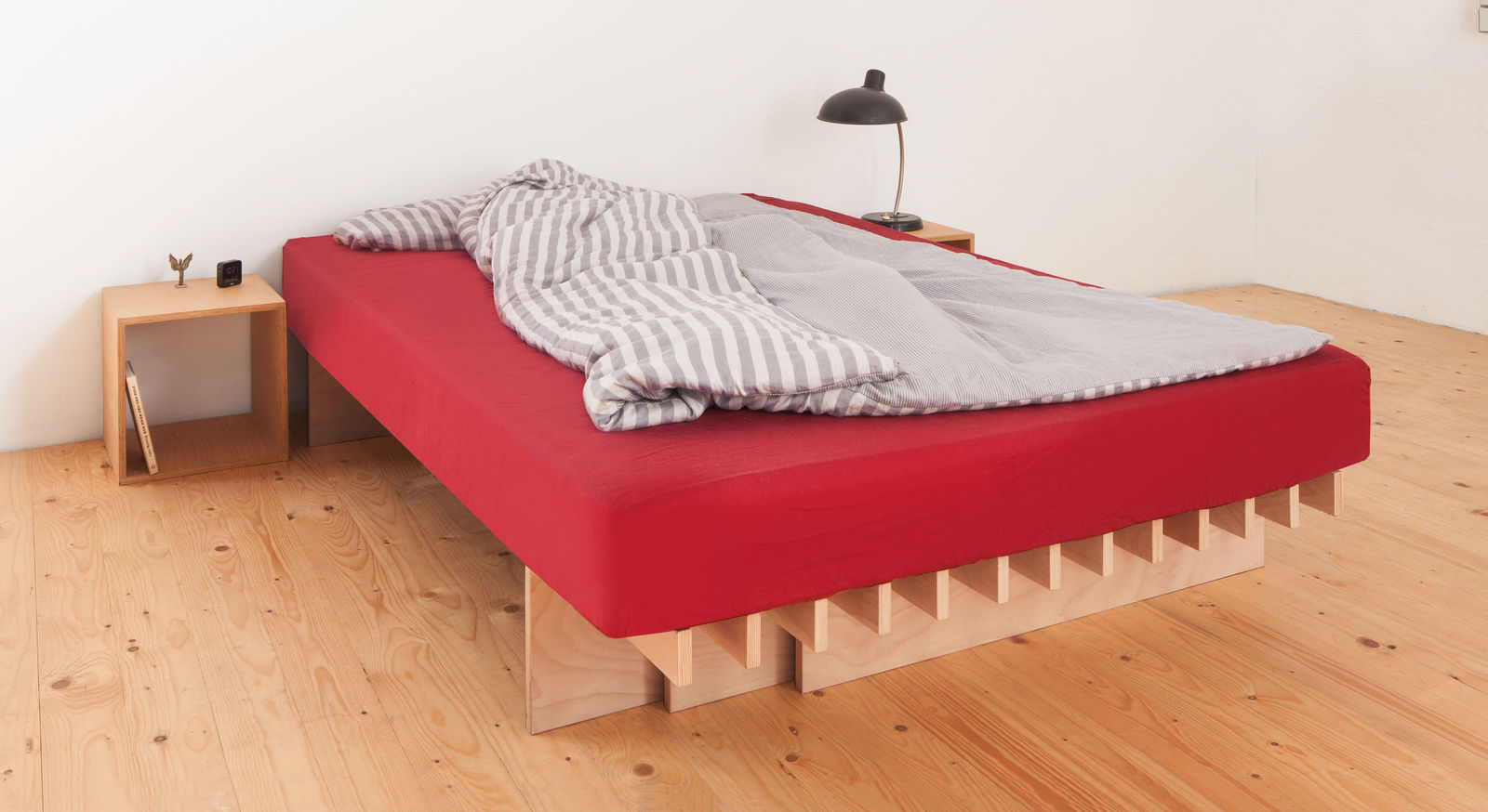 Komfortables Bettsystem Tojo Parallel für Übernachtungsgäste