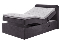 Komfortables Elektro-Einzel-Boxbett Paden mit Stauraum