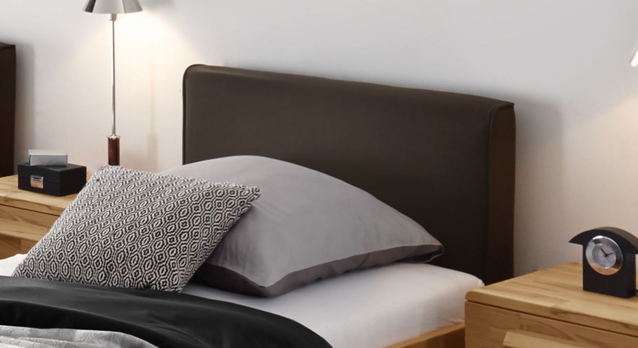 Komfort-Einzelbett Pavora aus Luxus-Kunstleder
