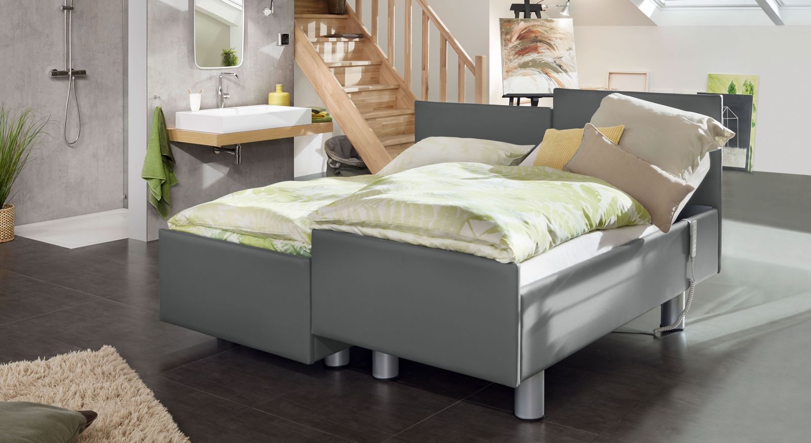 Komfortbett mit Pflegebett-Funktion Fulda mit passenden Matratzen