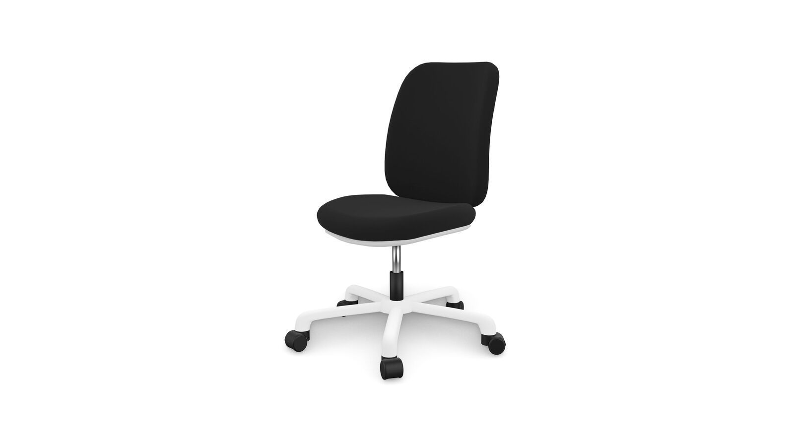 LIFETIME Bürostuhl Comfort mit kindgerechtem Design in Schwarz-Weiß