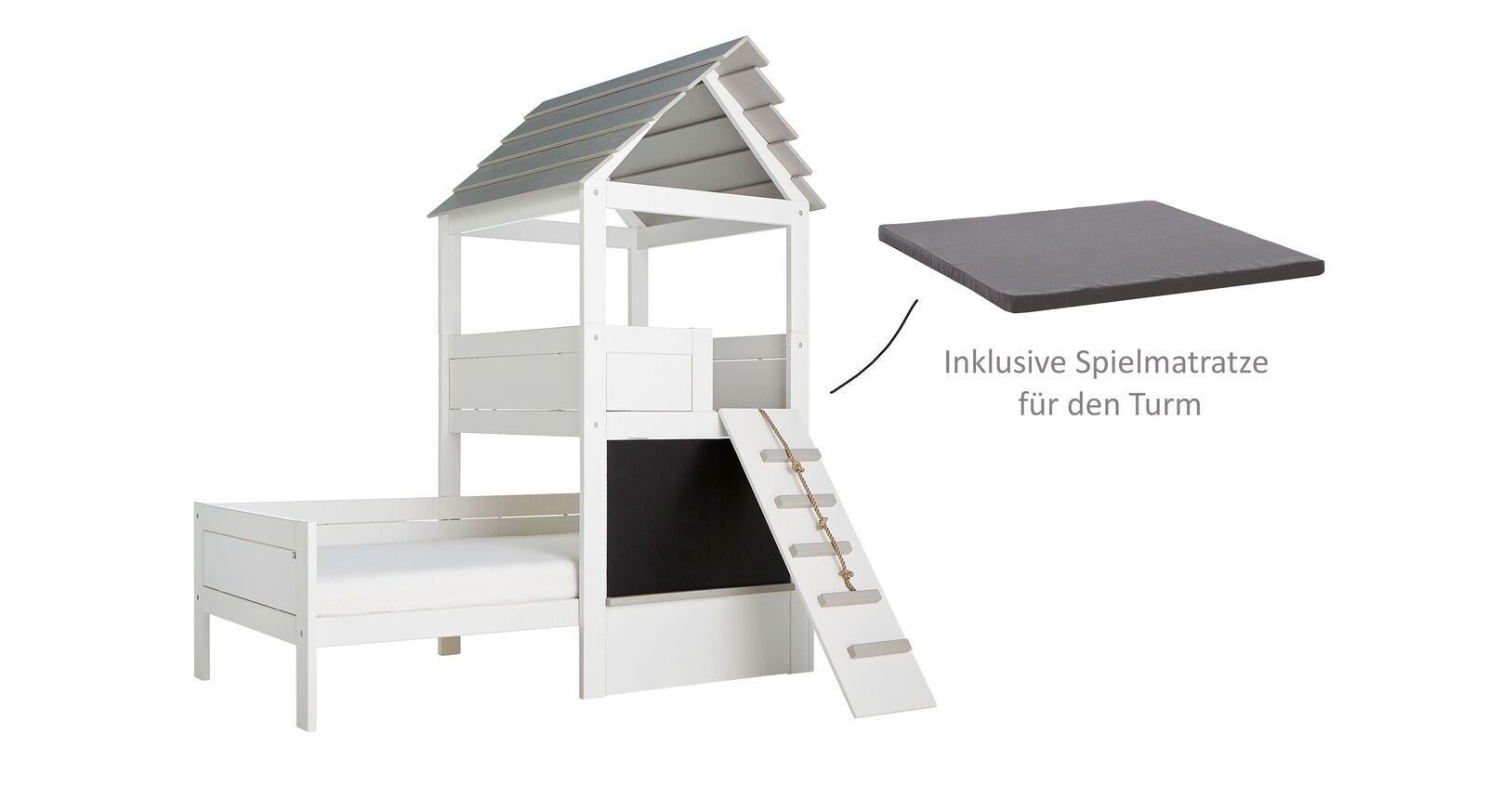 LIFETIME Kinderbett Play Tower inklusive Spielmatratze