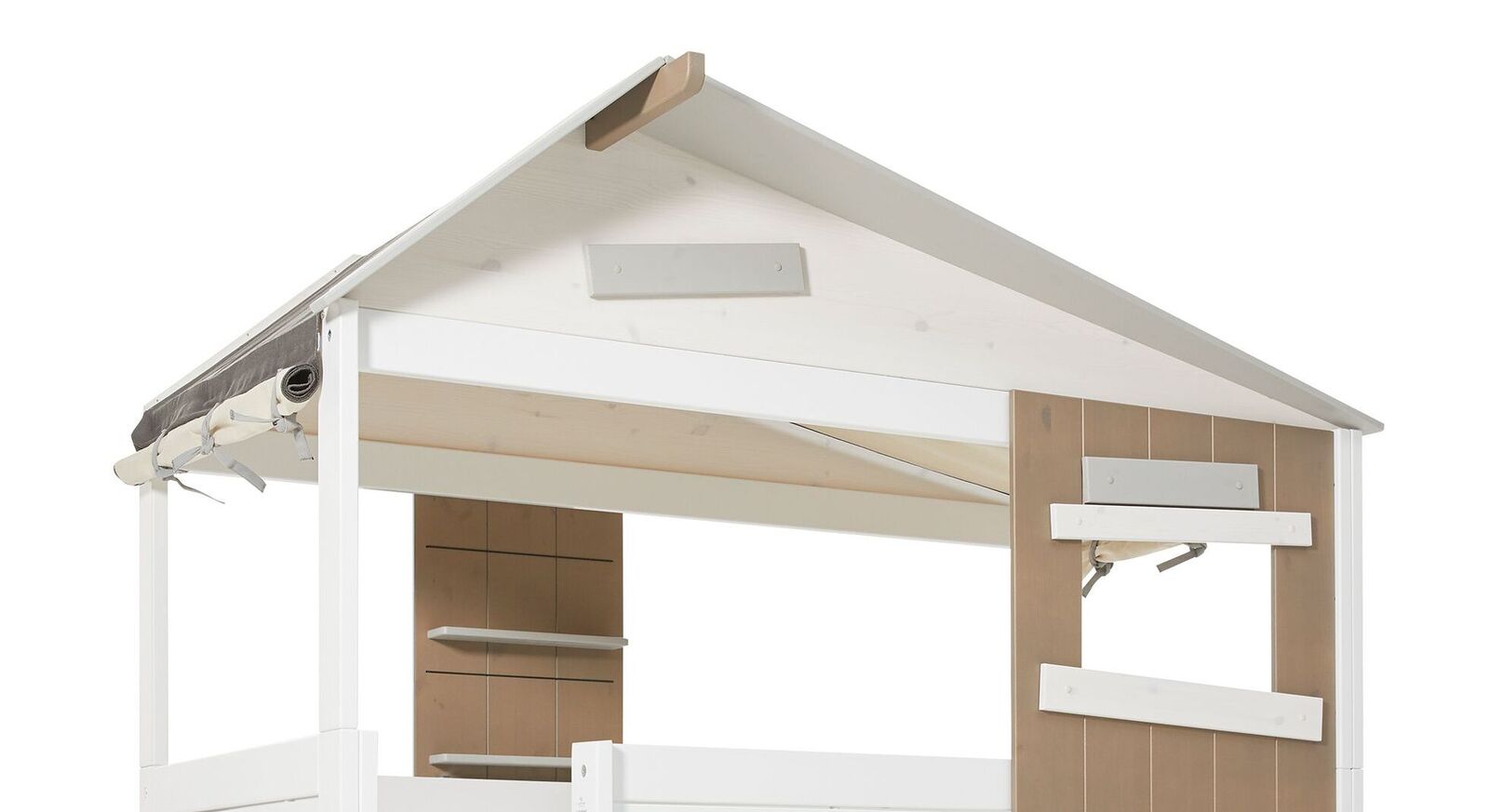 LIFETIME Midi-Hüttenbett Hideout mit schrägem Dach