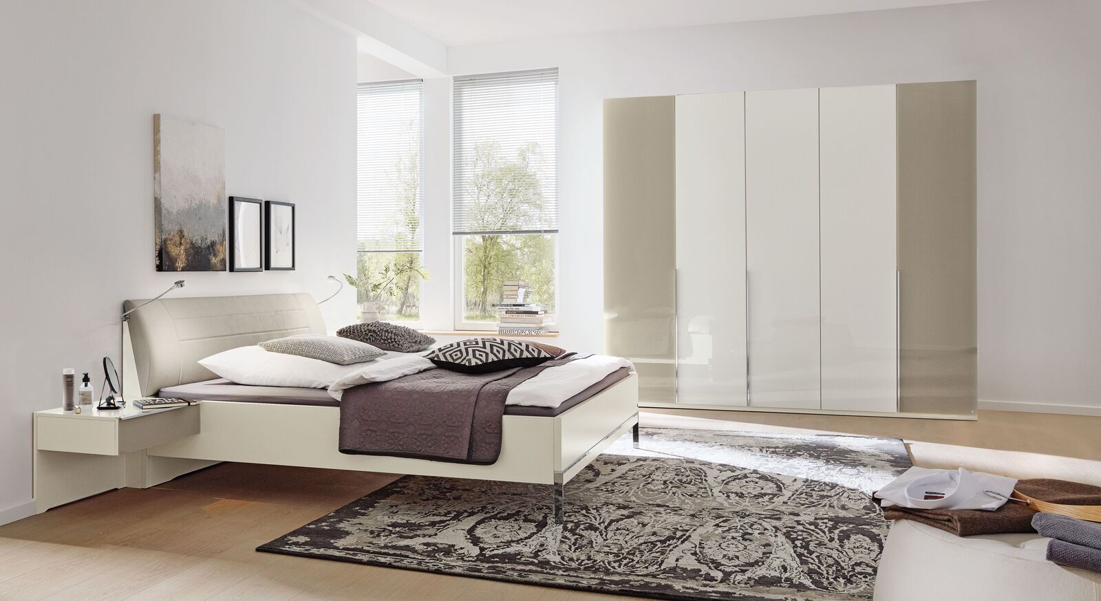 MUSTERRING Schlafzimmer San Diego Weiß mit ausgewählten Möbelstücken